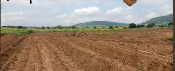 The Gemstone Court site, cleared and ready for development